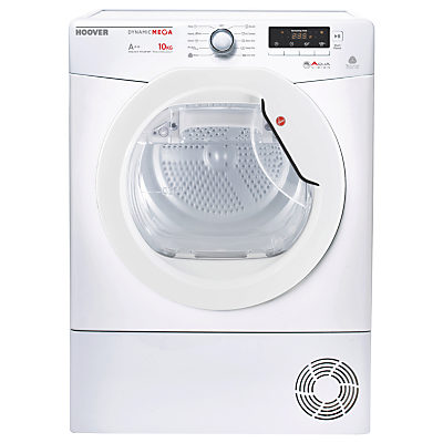 Hoover Dynamic Mega DMHD1013A2 Freestanding Heat Pump Tumble Dryer, 10kg Load, A++ Energy Rating, White Hoover Dynamic Mega DMHD1013A2 Freestanding Heat Pump Tumble Dryer, 10kg Load, A++ Energy Rating, White